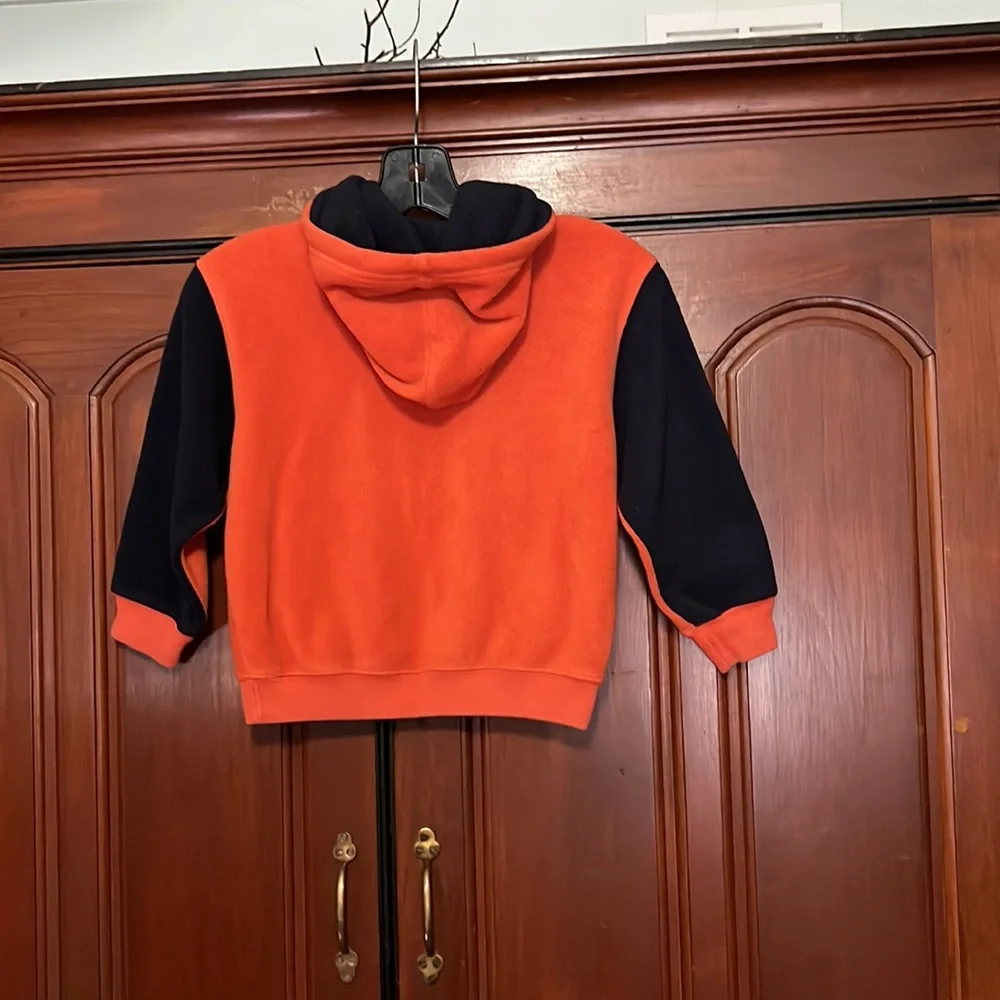 The Gap Orange & Black Pullover Fleece Size XS4